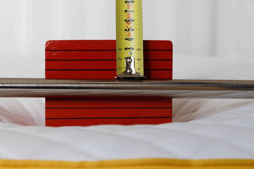 firmness of eve premium hybrid with weight